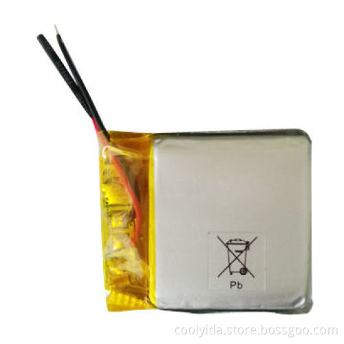 380mAh Lithium Polymer Battery with 3.7V and Long Lifespan, Measures 31 x 27 x 5.2mm